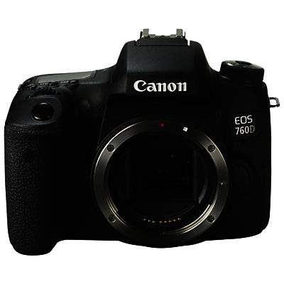 Canon EOS 760D Digital SLR Camera, HD 1080p, 24MP, NFC, Wi-Fi, 3 LCD Screen, Body Only Canon EOS 760D Digital SLR Camera, HD 1080p, 24MP, NFC, Wi-Fi, 3 LCD Screen, Body Only